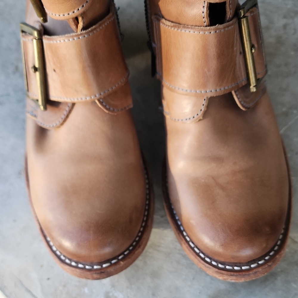 FRYE Sabrina Double Buckle Boots Made In USA - Picture 2 of 16